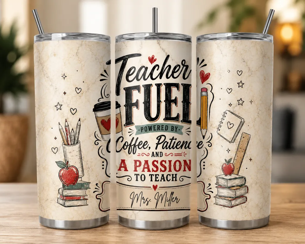 Teacher Fuel Tumbler - Customized