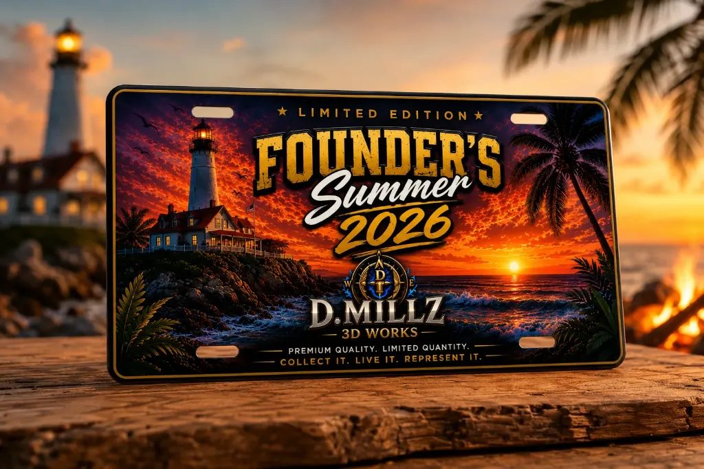 Founder's Summer 2026 Decorative License Plate