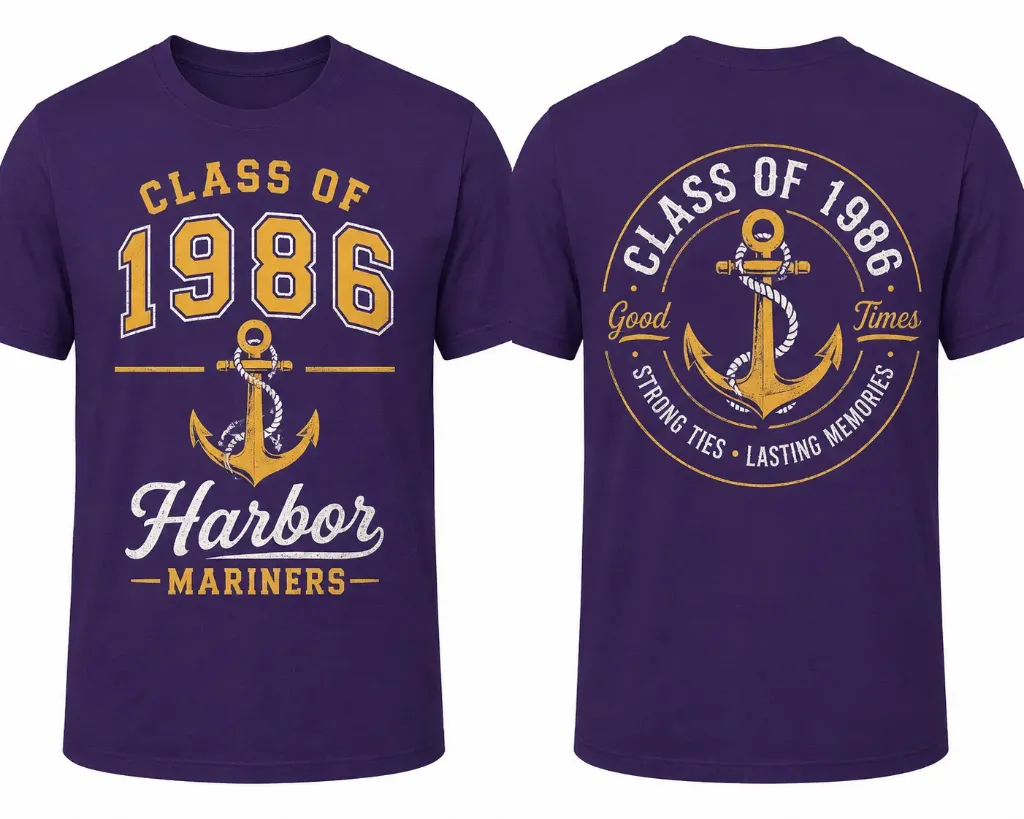 Harbor Mariners Class of '86 Tee (Small)